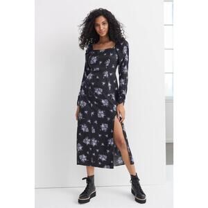 New Anthropologie Hedy Ruffled Midi Dress by Maeve $168 SIZE 8 Floral Boho